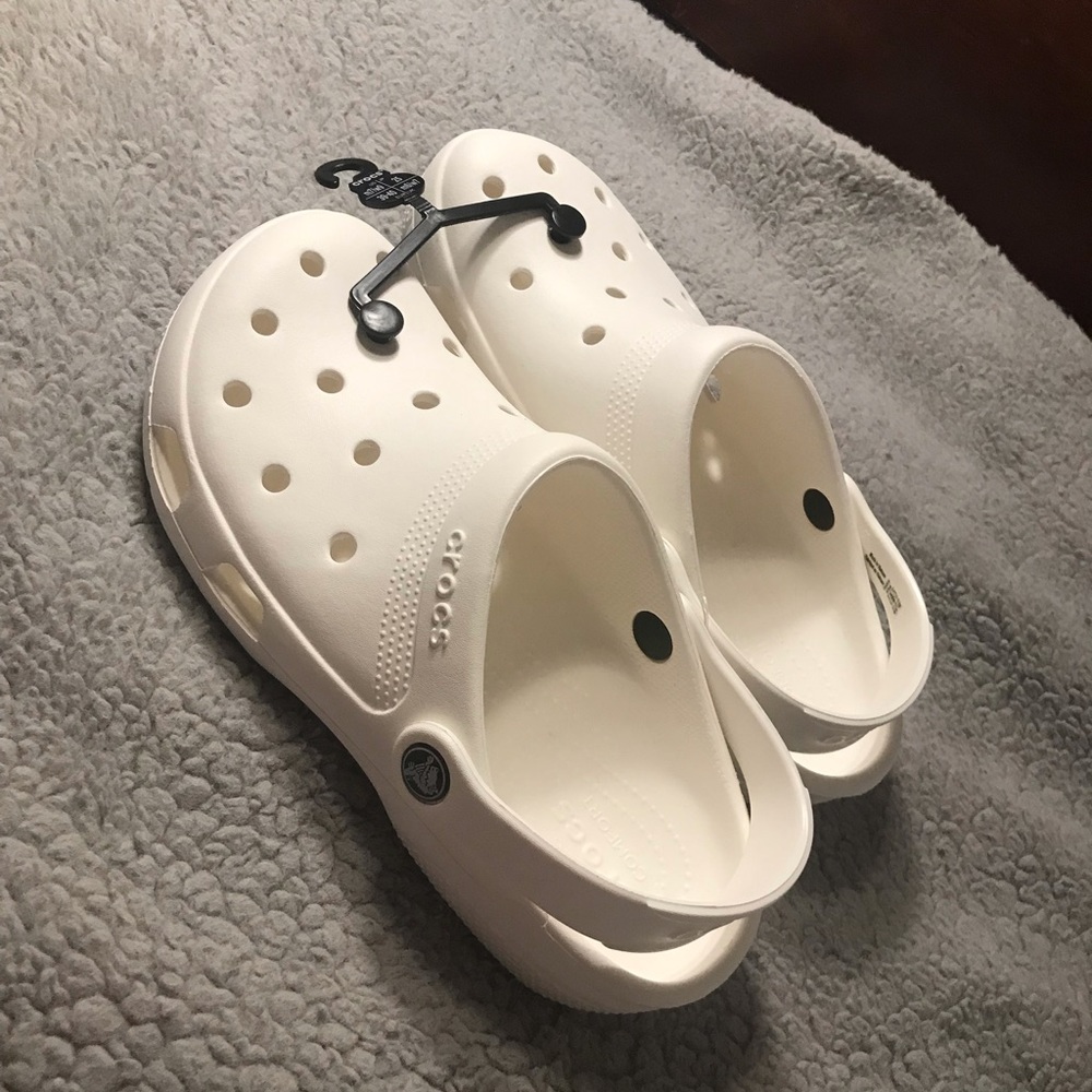White Crocs